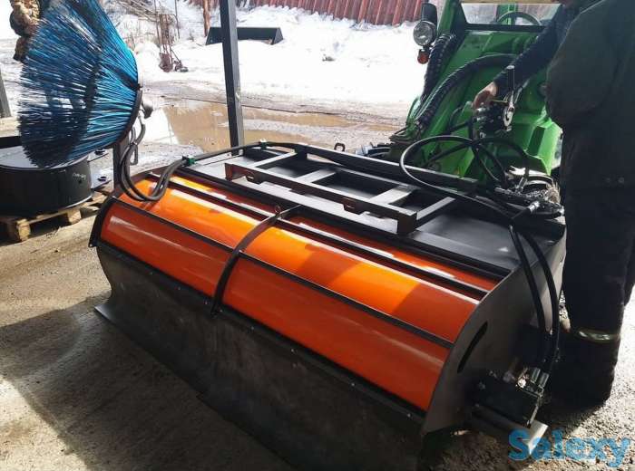 Щётка дорожная, коммунальная на минипогрузчик Bobc, фотография 3