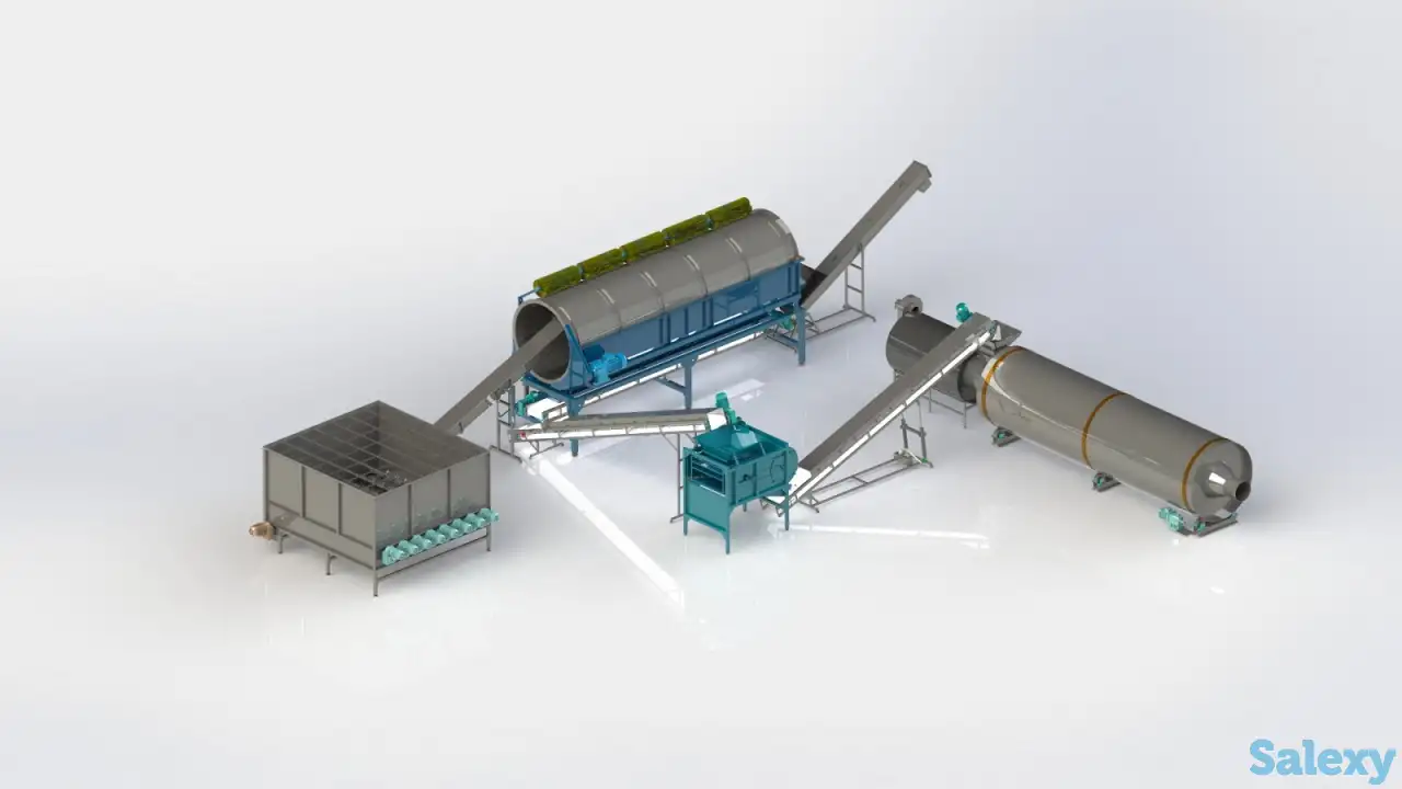 Линия по отделению косточек винограда от жмыха, фотография 2