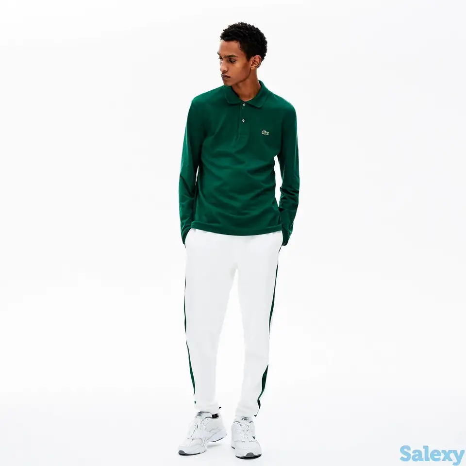 Мужское поло lacoste classic fit с длинным рукавом, фотография 1