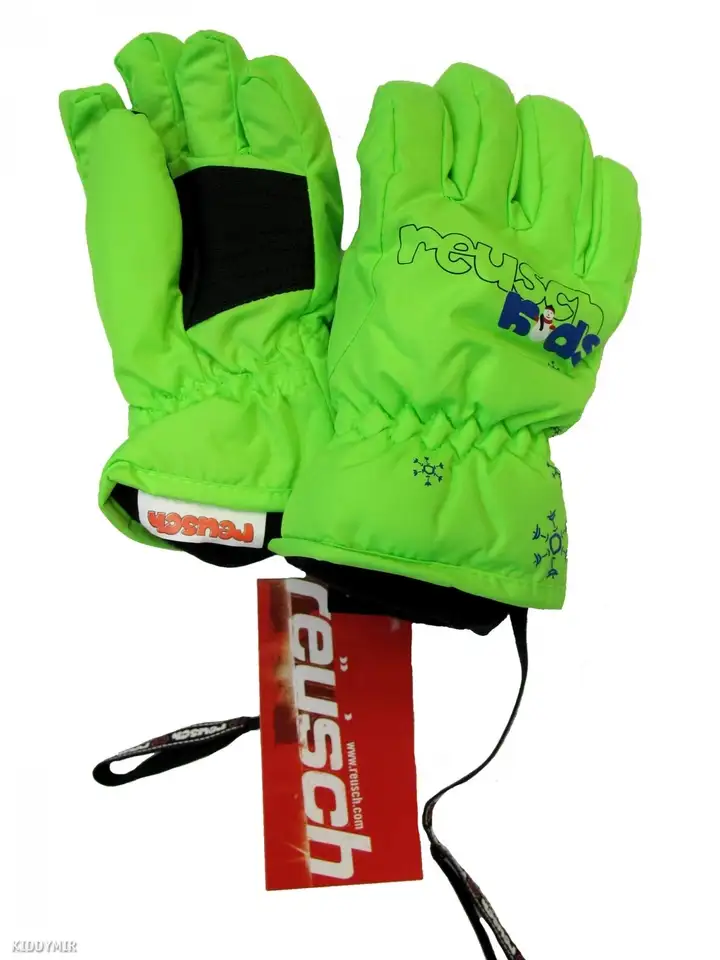 Перчатки reusch 17-18 kids neon green, фотография 20