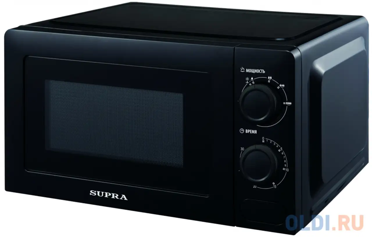 Микроволновая печь supra 20mb20 700 вт чёрный, фотография 1