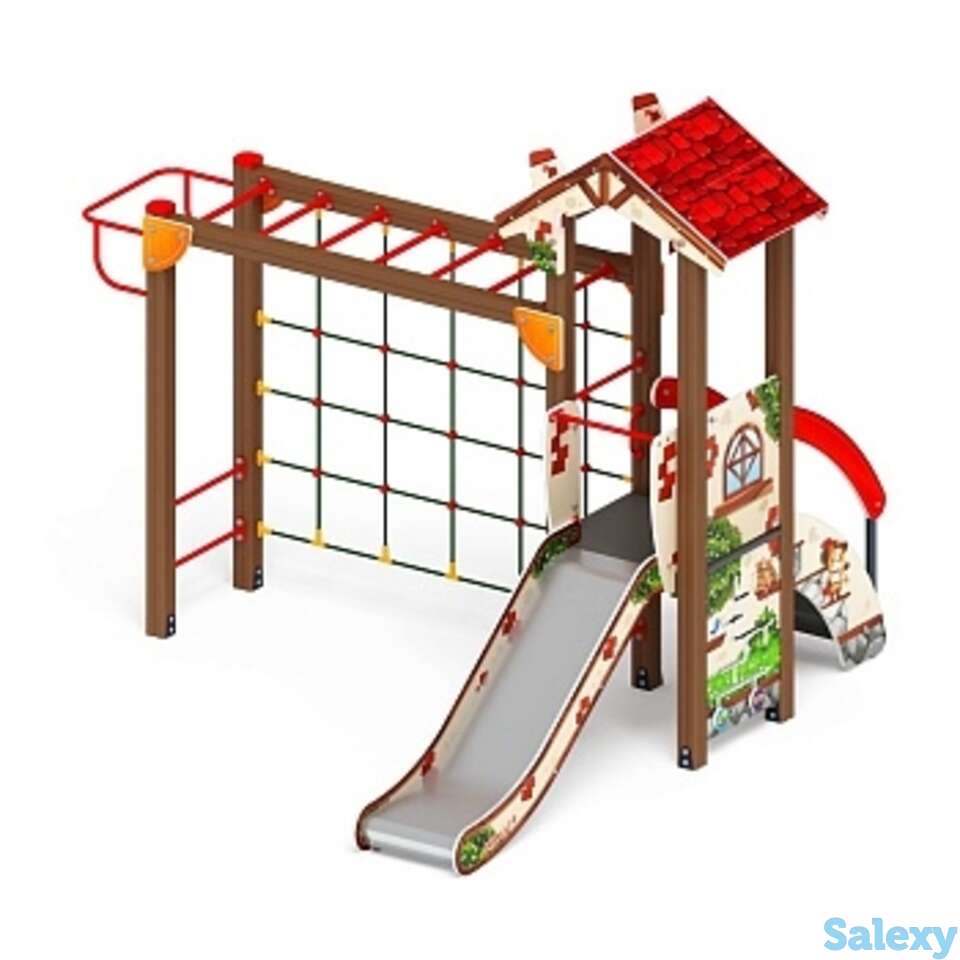 В гостях у сказки - дик 1.05.01-04.с - игровой комплекс h=900, фотография 1