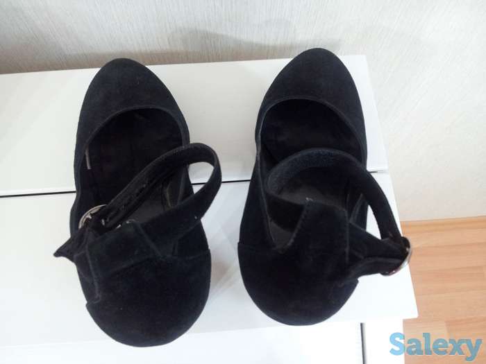 Туфли черные Carvello (Италия), замшевые, недорого, фотография 6