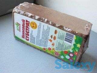 Кокосовый субстрат для улиток и рептилий, фотография 1