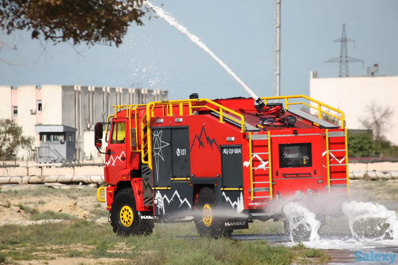 Автоцистерна пожарная АЦ 3,0-50/4 на базовом шасси КамАЗ-43502 «Крона», фотография 12