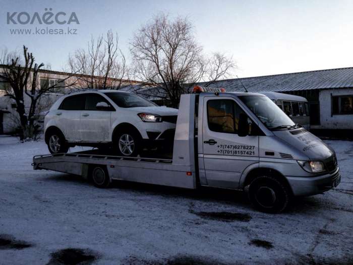 Услуги эвакуатора в г. Капчагай 24 часа в сутки, фотография 3