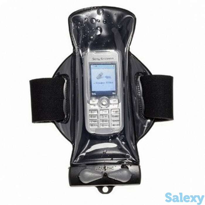 Герметичный чехол aquapac 210 small armband case черный, с креплением на руку, фотография 1