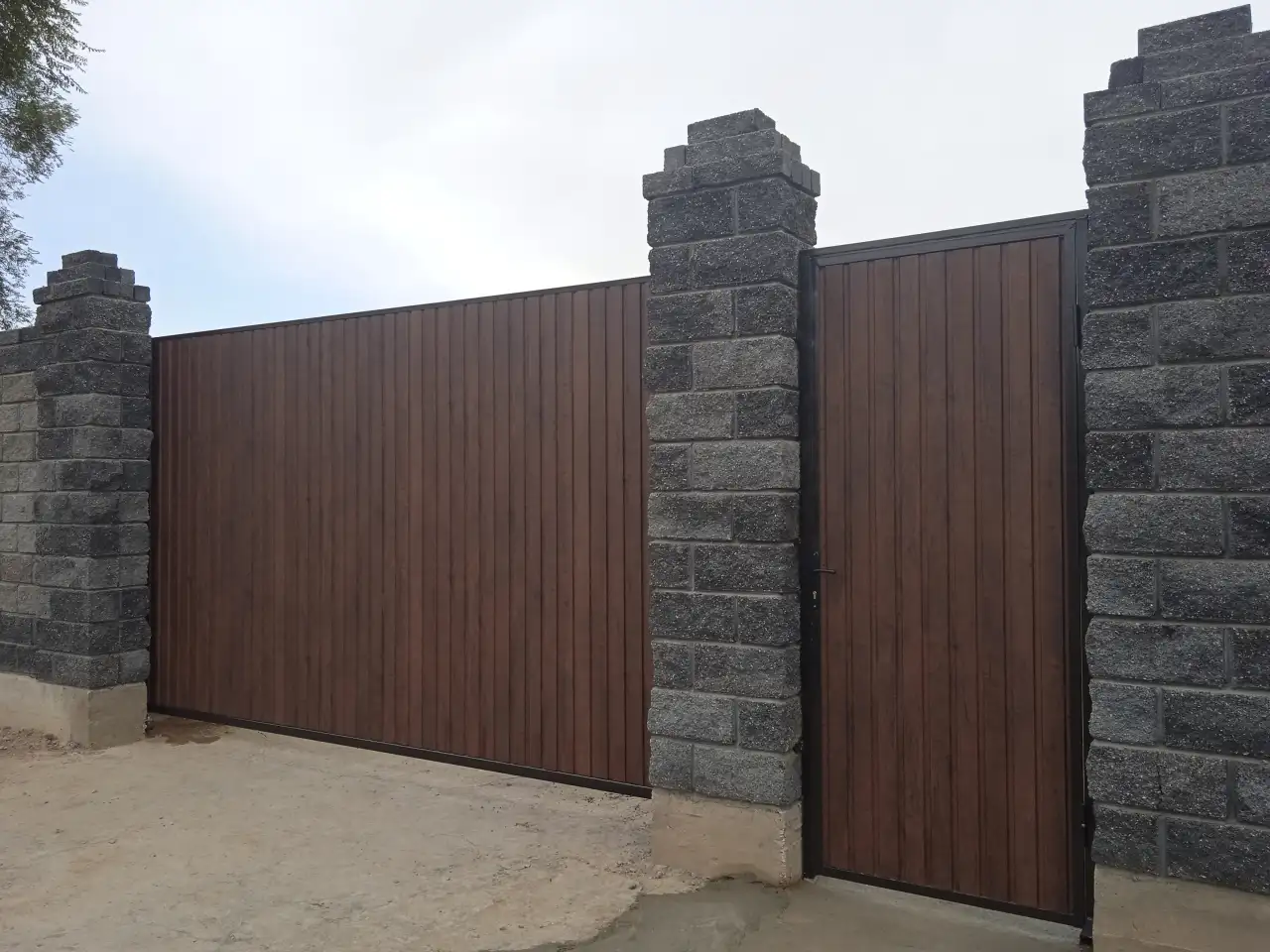 Откатные ворота, автоматика, фотография 8