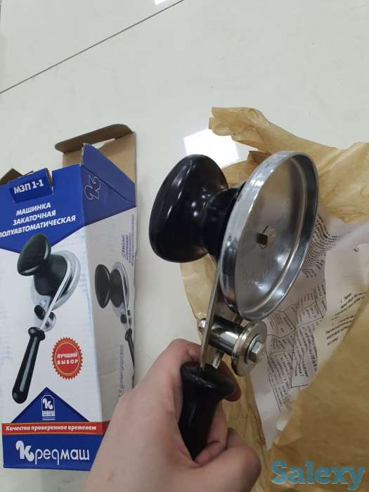 Закаточная машинка для банок Кредмаш МЗП 1-1, ключ для закатки, фотография 2