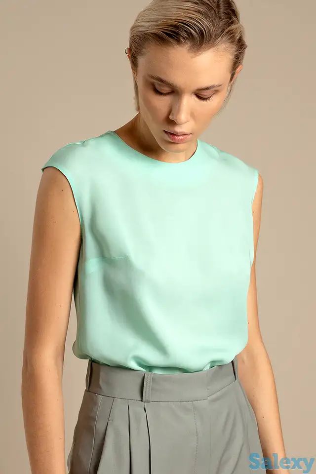 Базовая блузка из шелка vassa&co, фотография 1