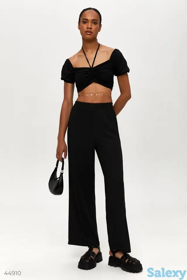 Черные брюки casual, фотография 1