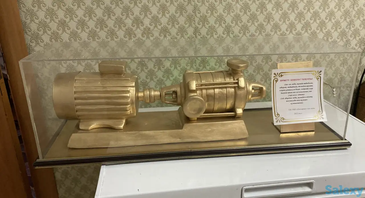 Насосный агрегат .Сувенир от пенопласта. Авторское произведение, фотография 2