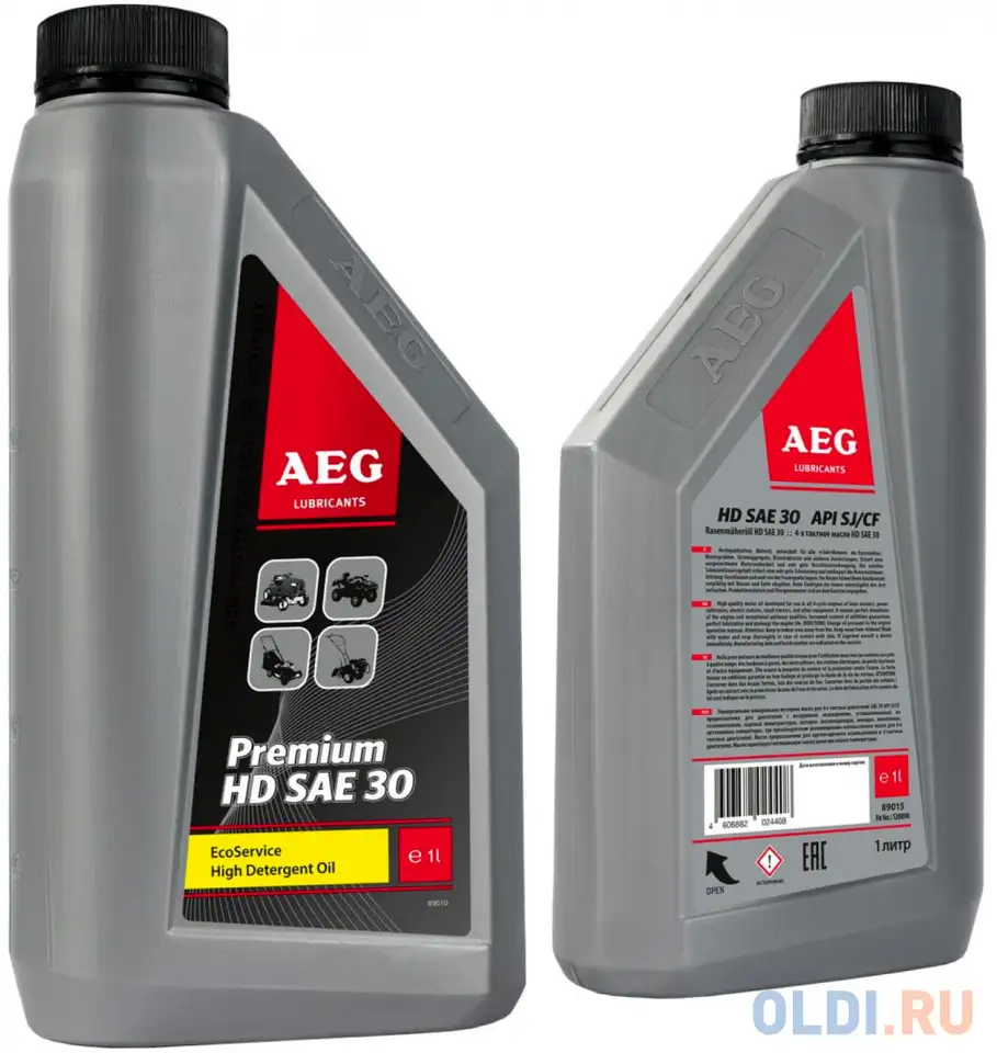 Aeg масло 4-х тактное sae 30, ap sj/cf, 1л., фотография 1