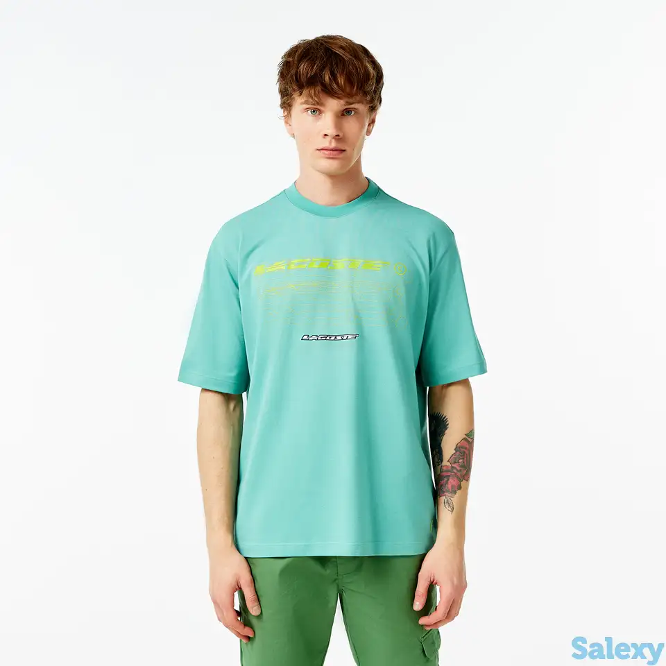 Мужская футболка lacoste из органического хлопка, фотография 1