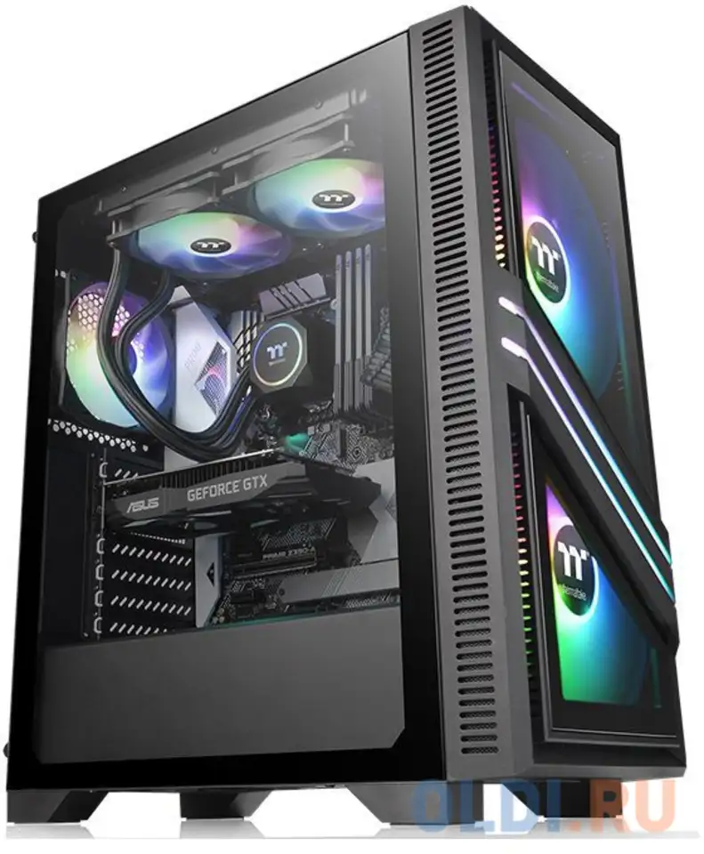 Корпус atx thermaltake ca-1r7-00m1wn-00 без бп чёрный, фотография 1