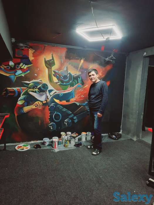 Художественная роспись стен, фотография 5