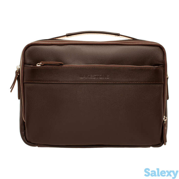 Кожаная мужская сумка  anhor brown, фотография 1