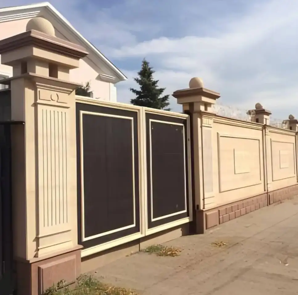 Забор из травертина и гранита на заказ. Монтаж забора с 20-летним опытом, фотография 3