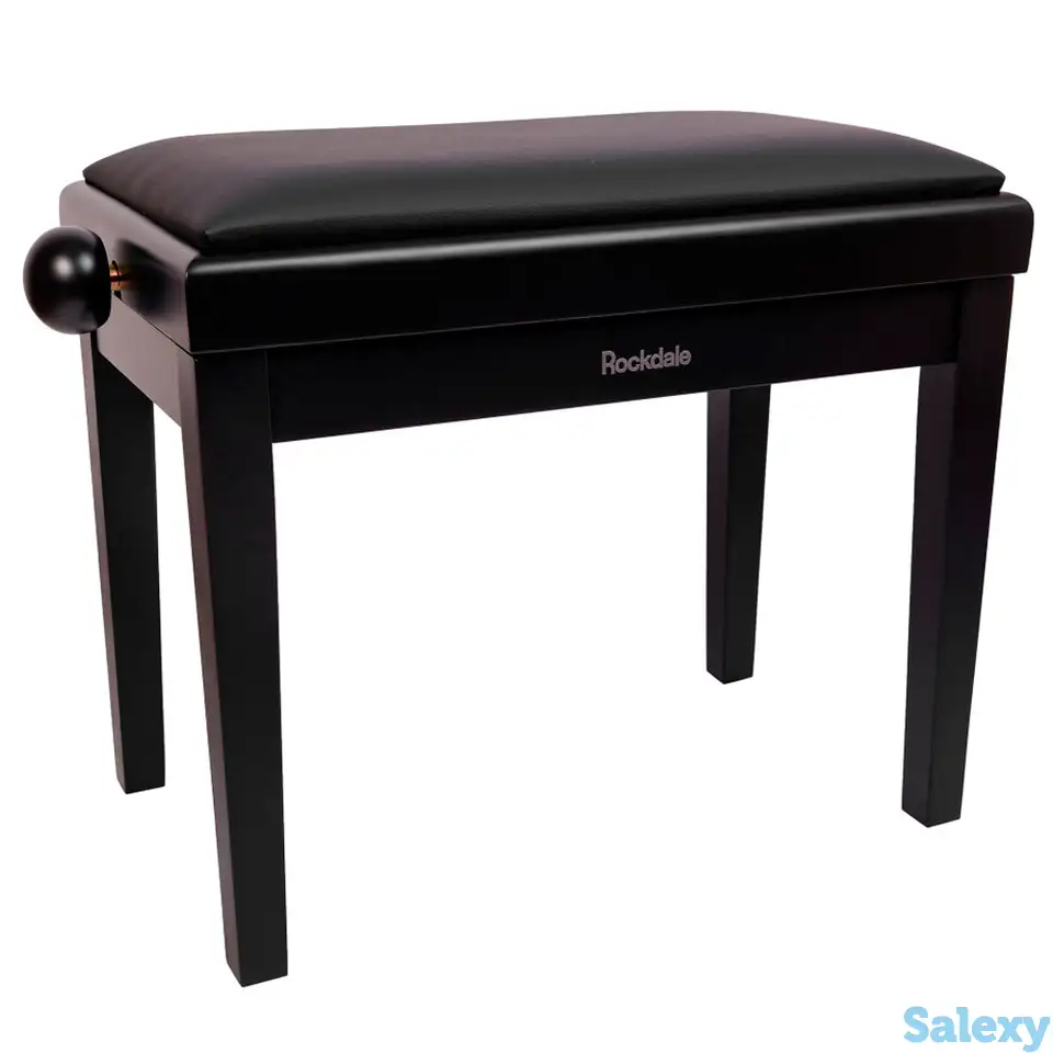 Банкетка для пианино rockdale rhapsody 131 black, фотография 1