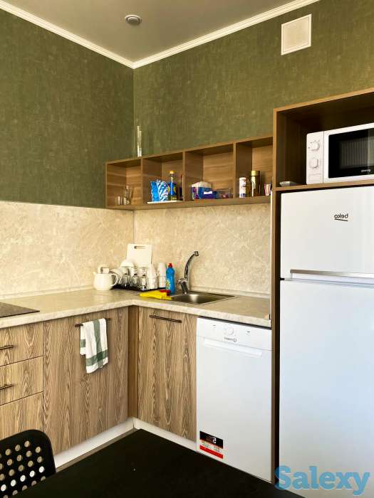 Квартира в темных тонах в центре города, Тажибаевой, 157, фотография 2