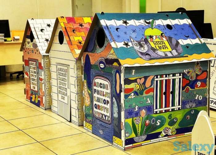 Домик раскраска, фотография 4