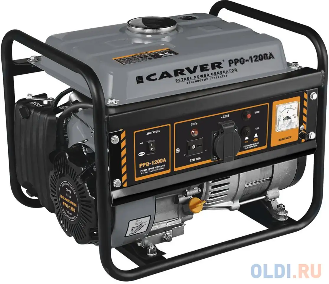 Генератор carver ppg- 1200а 1.05квт, фотография 1