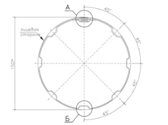 Станок для обжима водосточной трубы 150mm, фотография 1