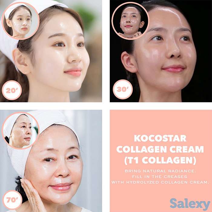 Маска-плёнка kocostar collagen cream, фотография 3