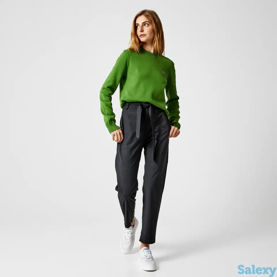 Женские брюки lacoste с поясом, фотография 1