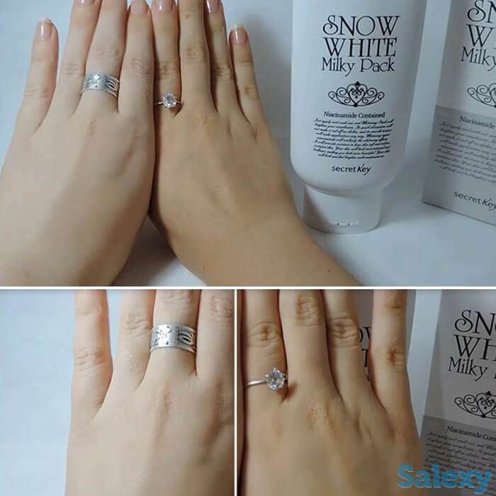 Маска для лица secret key snow white milky pack, фотография 3