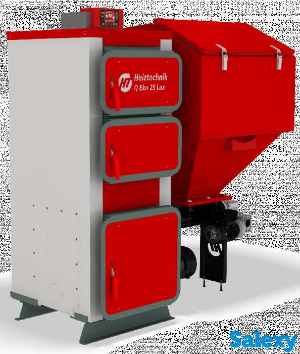 Автоматический угольный котел Heiztechnik Q EKO 15 кВт.  25квт 35квт 45квт 55квт 65квт 75квт 100квт, фотография 1