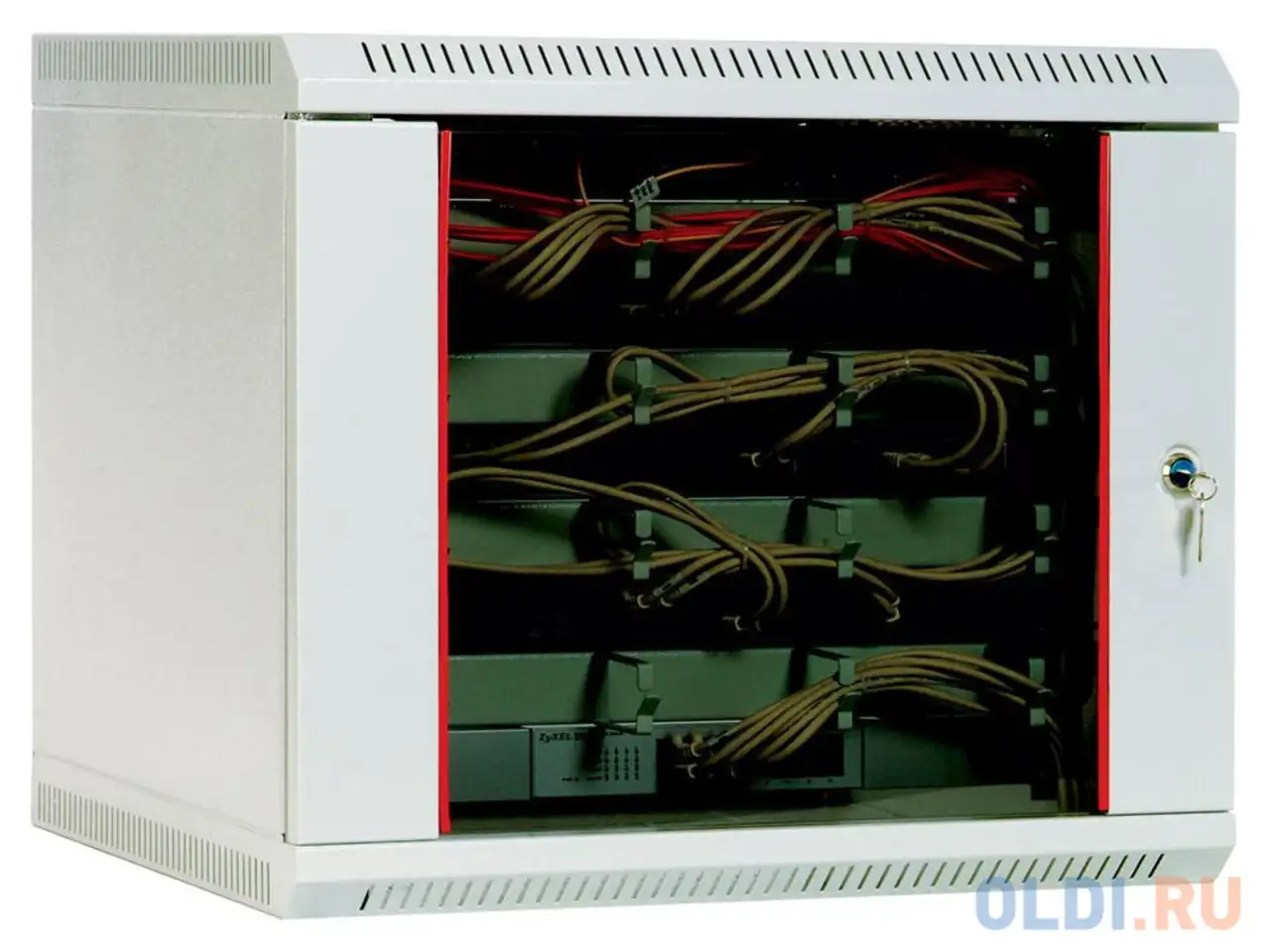 Шкаф телекоммуникационный настенный 9u цмо шрн-9.300 600x300mm, фотография 1