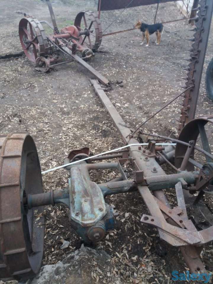 Сенокосилка однобрусковая +грабли + волокуша, фотография 2