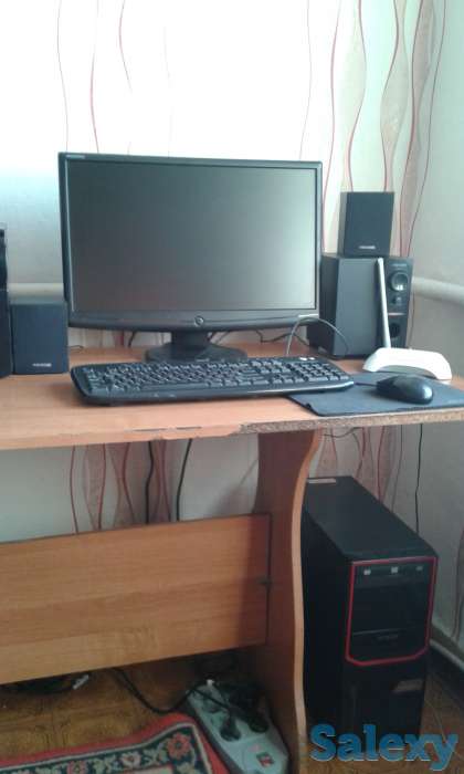 Продам компьютер в хорошем состоянии; принтер-сканер LaserJet M1132 MFP; принтер струйный цветной EPSOH Stylus SX130., фотография 2