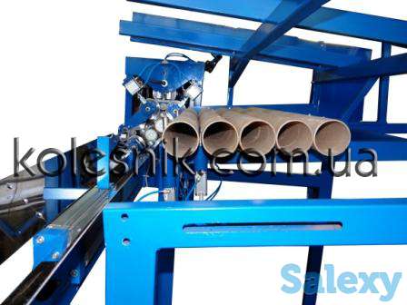 Машина  резки  картонных  гильз с автоматической подачей, фотография 3