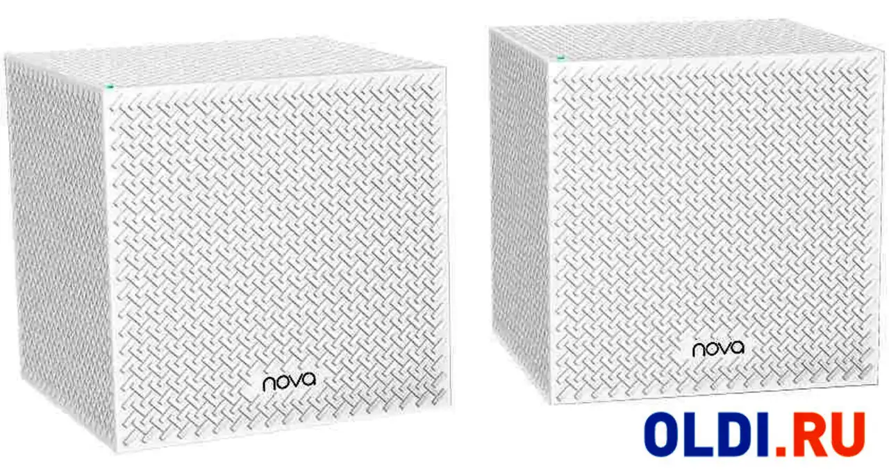 Tenda mw12(2-pack) трехдиапазонная гигабитная wi-fi mesh система ас2100, фотография 1