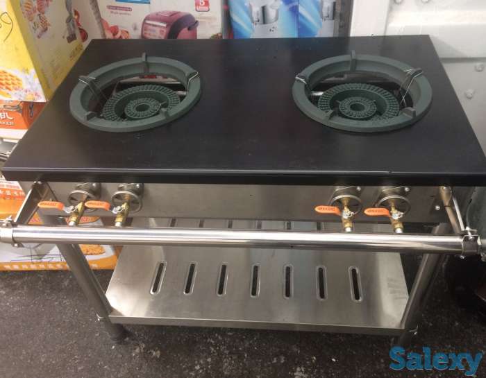 Газовая плита промышленная на 2 конфорки., фотография 1