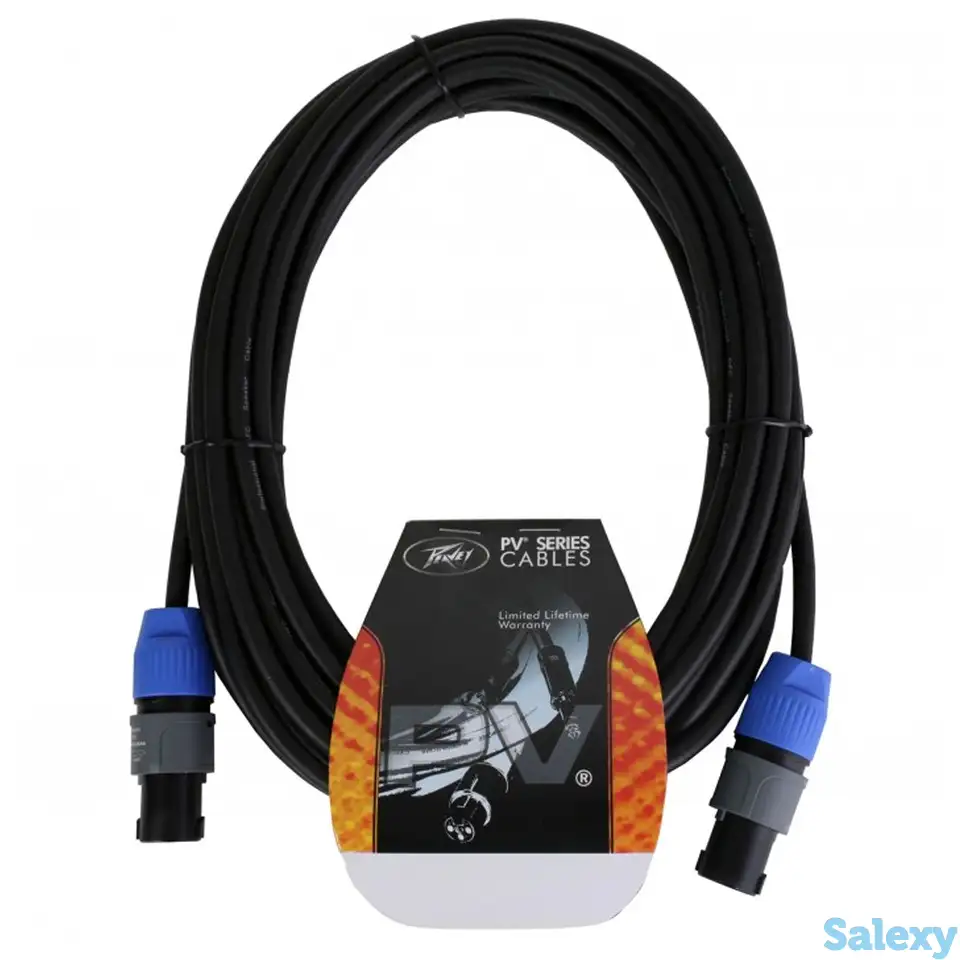 Акустический кабель speakon-speakon 7,6 м peavey pv 25' 2c 14g, фотография 1