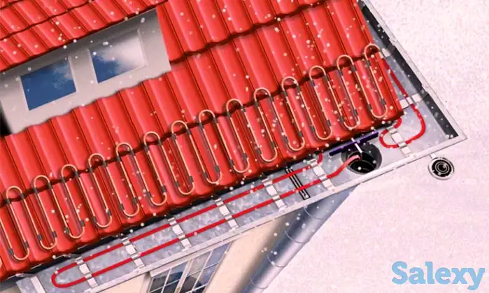 Монтаж греющего кабеля. Система антилёд для кровли, фотография 3