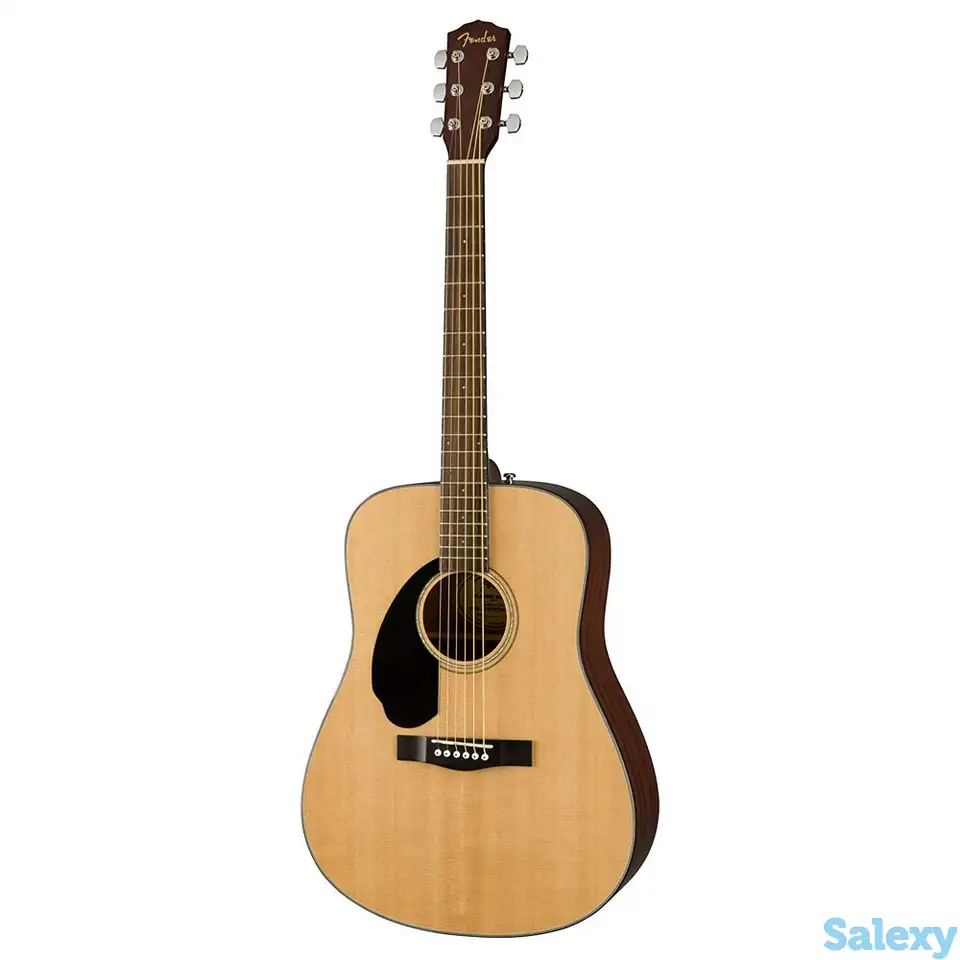 Акустическая гитара fender cd-60s natural, фотография 1