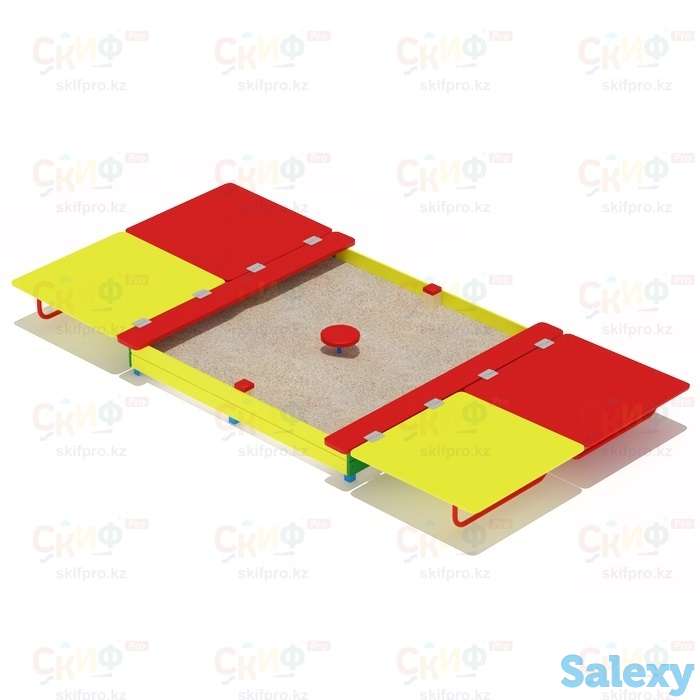 Песочница с крышкой большая ИО 514, фотография 1