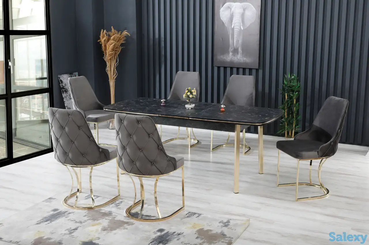 Стол 2232+6 стульев. Производство Турция., фотография 1