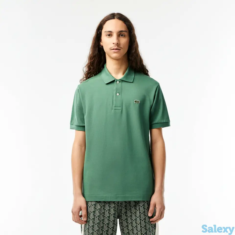 Мужское поло lacoste l1212 classic fit, фотография 1