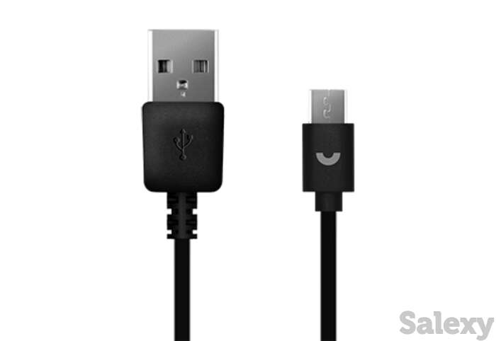 Кабель prime line usb - micro usb, 1м. (7202). черный, фотография 1