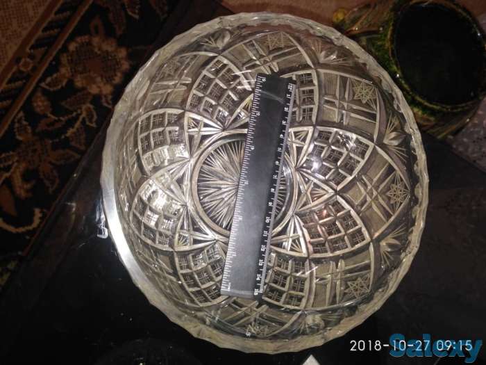 хрустальная салатница, фотография 2