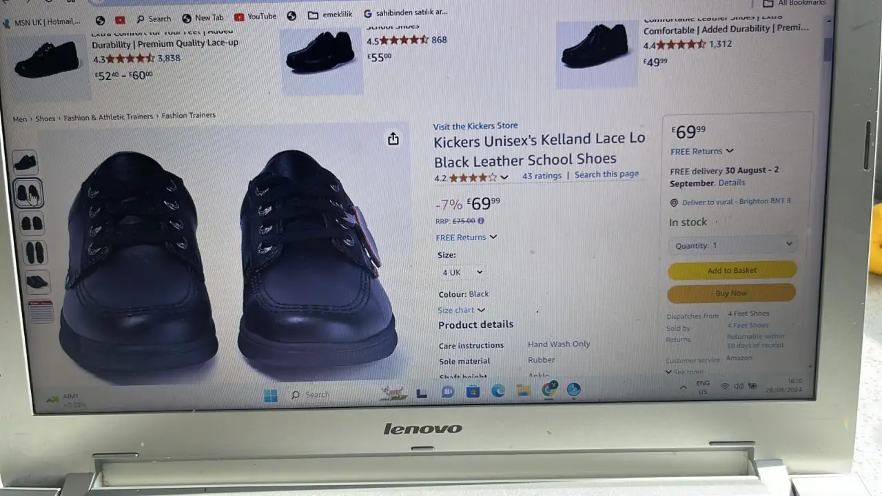 Мужские кожаные туфли , производства Франции, фирмы KicKers., фотография 6