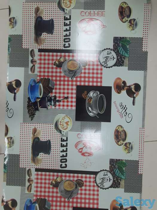 Ламинированная клеенка, рисунок с обоих сторон Большой размер, фотография 3