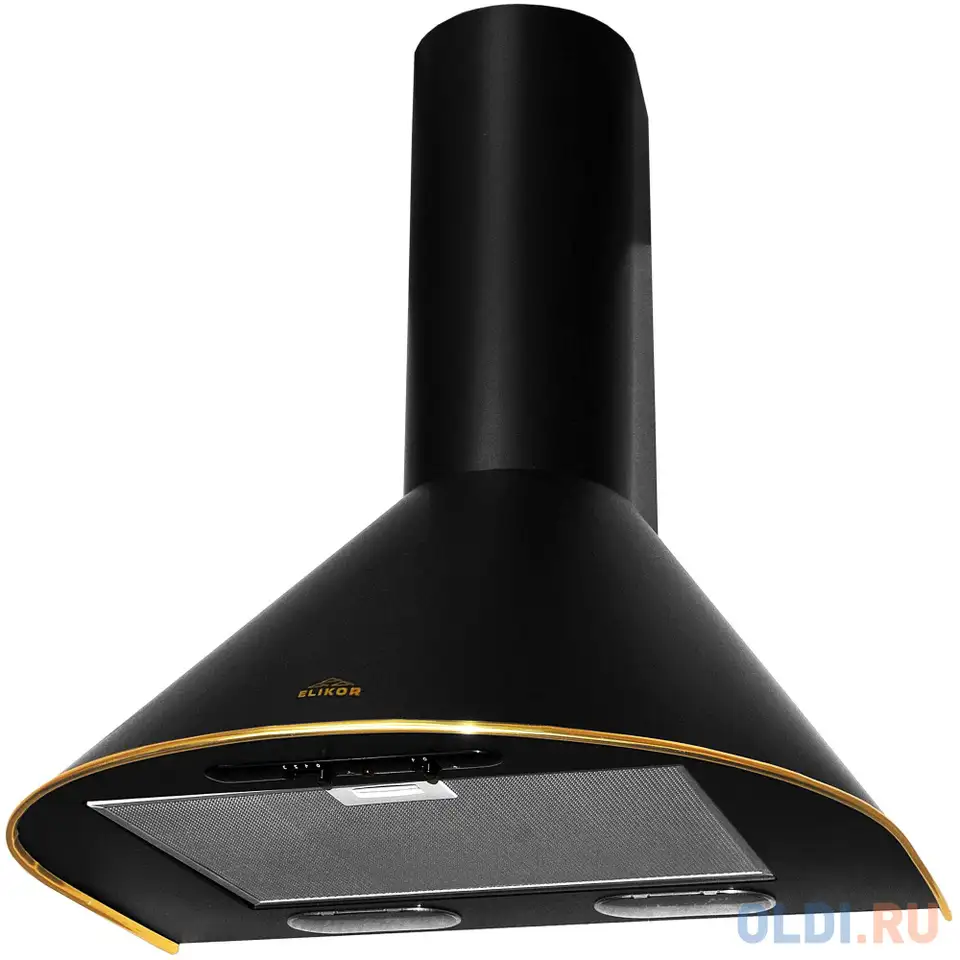 Вытяжка каминная elikor эпсилон 60п-430-п3л черный, фотография 1