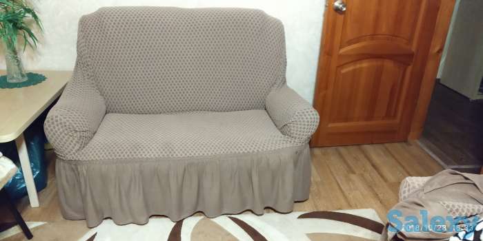 Два дивана и кресло б/у.Пр-во Беларусь.Чехлы отдельно пр-во Турция. ., фотография 3