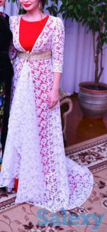 Продам оригинальное платье с белой накидкой, фотография 1